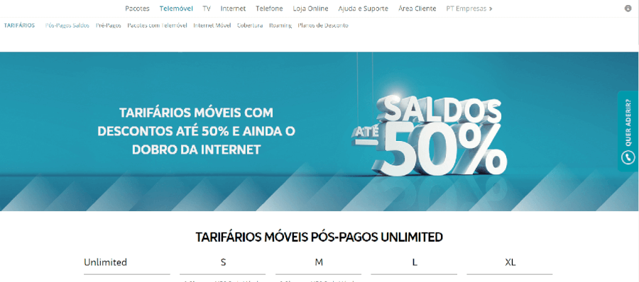 Diversos tarifários móveis a preços de saldo na Meo Diversos tarifários móveis a preços de saldo na Meo