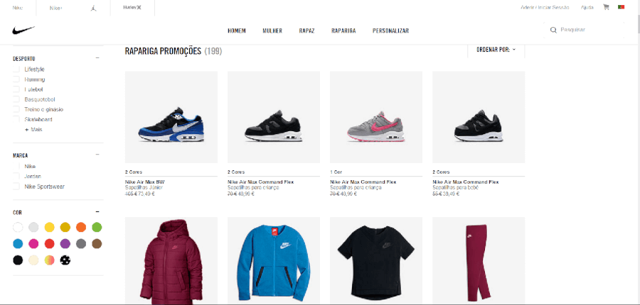 Nike discounts Discount Nike on children's items