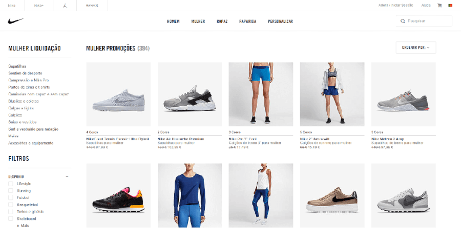ofertas Nike