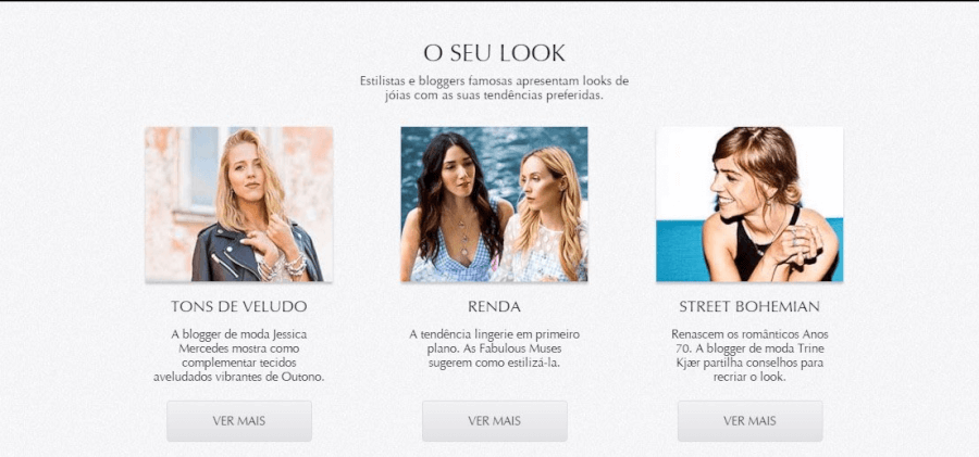 Pandora, uma marca para todos os estilos de mulher Uma marca para todas as mulheres