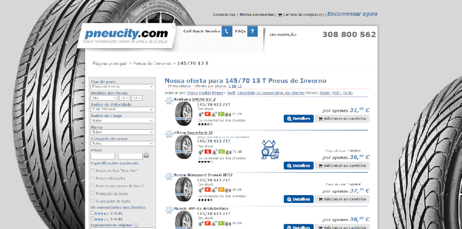 Pneus de Inverno com ótimos descontos Pneus de Inverno com ótimos descontos