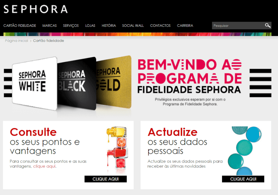 Programa de fidelidade Sephora Programa de fidelidade Sephora