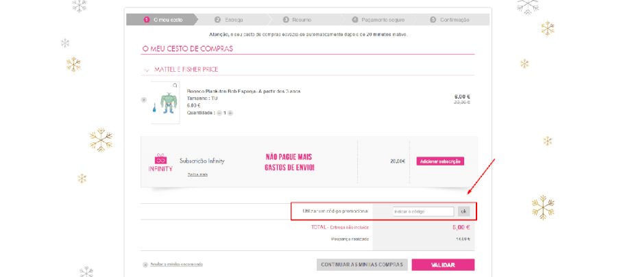 Como aplicar o código promocional Showroom Prive Como aplicar o código promocional Showroom Prive