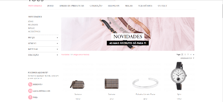 Várias novidades na Tous Várias novidades na Tous