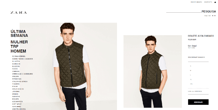 Preços especiais em moda masculina Preços especiais em moda masculina