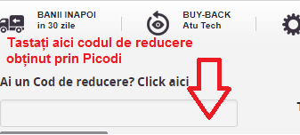 Activare voucher Atu Tech coș de cumpărături