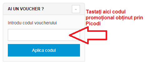 Activare voucher Bebebliss coș de cumpărături