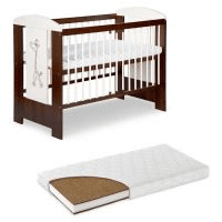 Pătuț din lemn pătuț din lemn și saltea