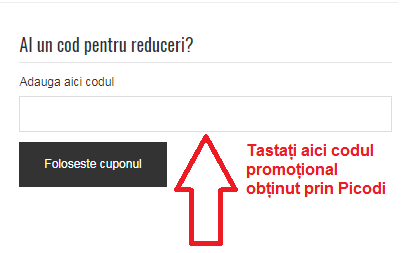 Activare voucher Biciclop coș de cumpărături