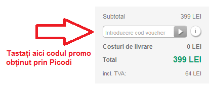 Activare voucher Deichmann coș de cumpărături