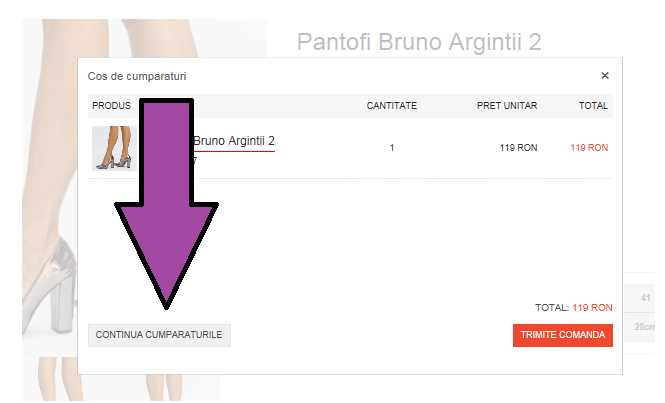 confortul picioarelor tale shopping