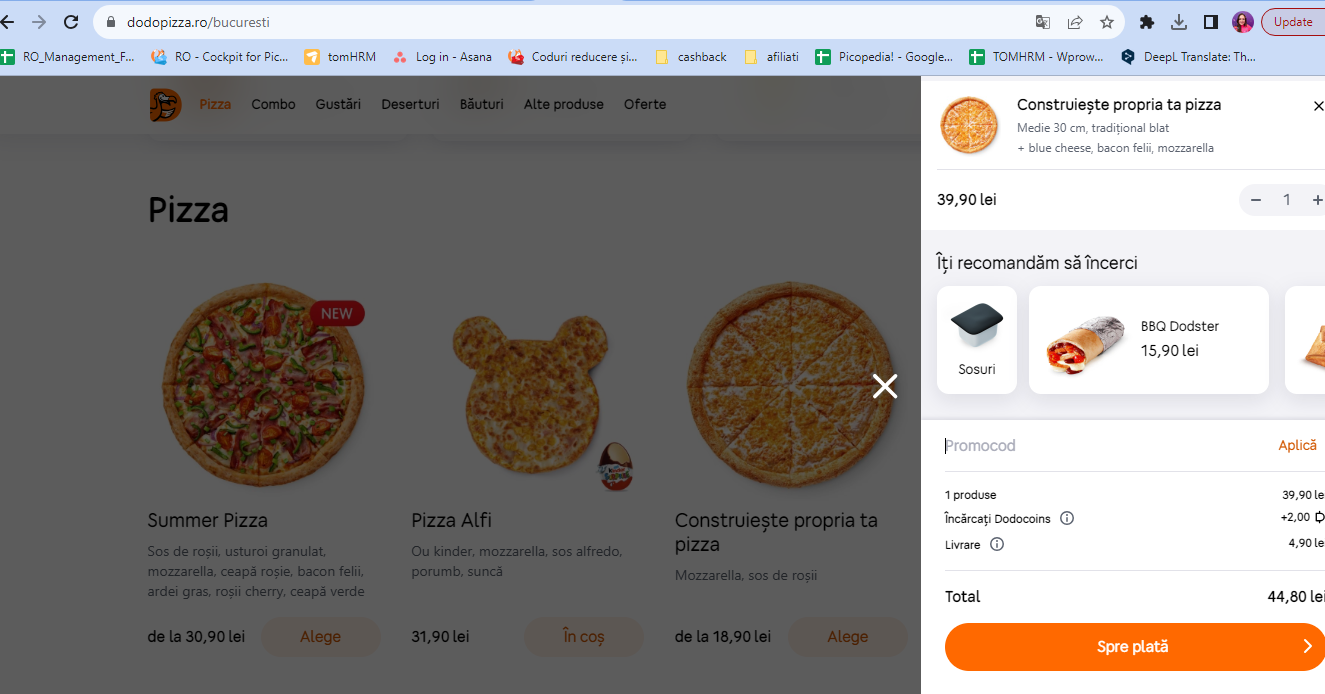 Tutorial: Cum să folosești un cod de reducere DODO PIZZA