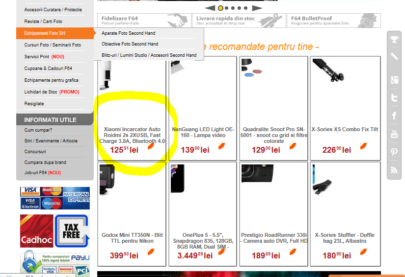 gama mare de produse alege pe plac