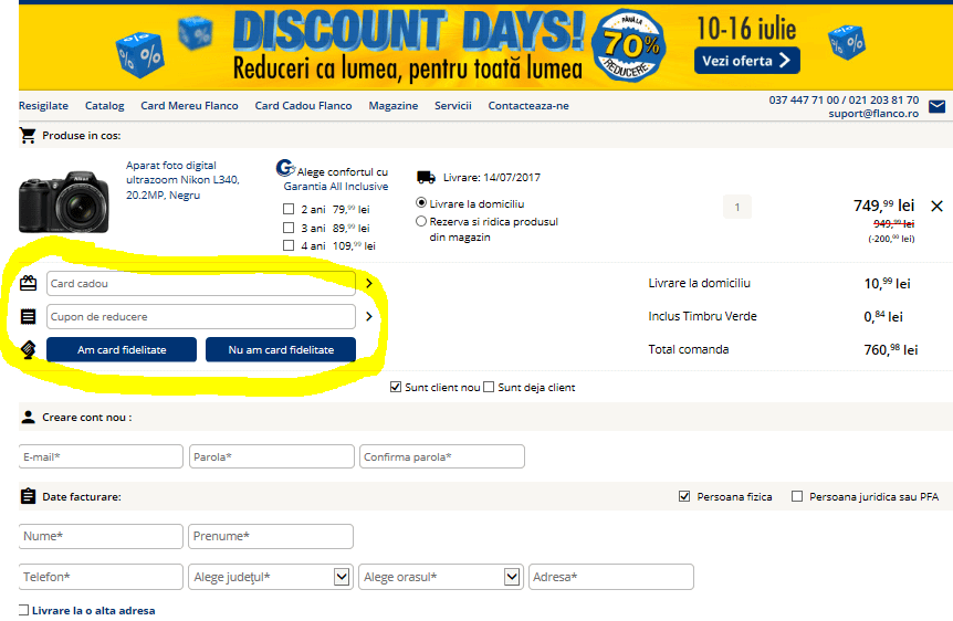 oferte si promotii flanco-reduceri de calitate