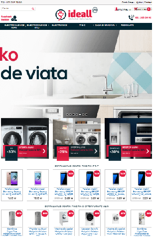 Pagina web Ideall.ro pagina web Ideall