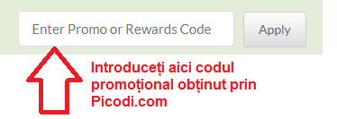 Activare voucher Iherb.com coș de cumpărături