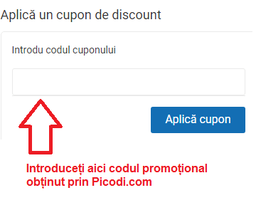 Activare voucher Interlink.ro coș de cumpărături