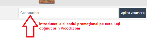 Activare voucher LibrariaOnline coș de cumpărături