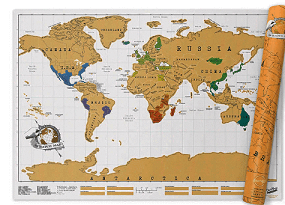 Hartă răzuibilă hartă