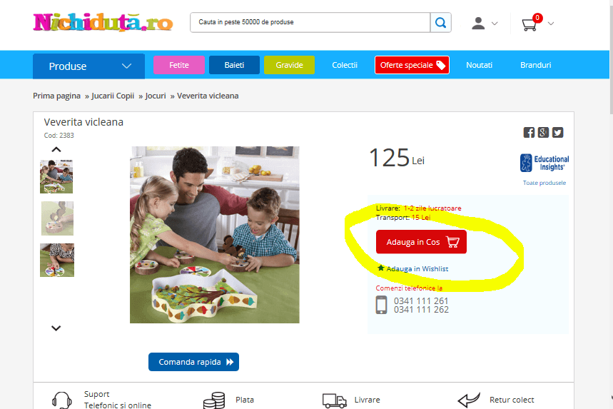 jucariile favorite comanda acum