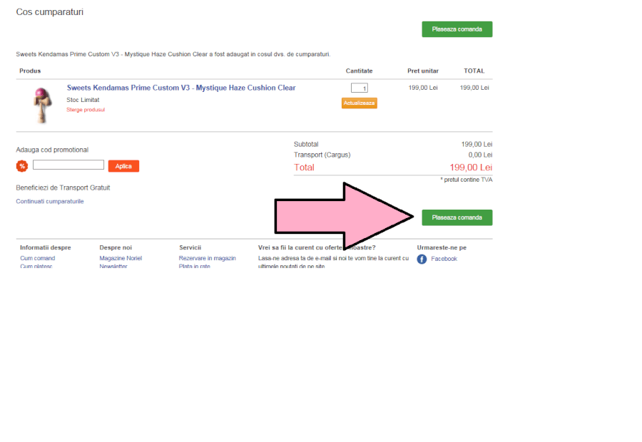 cea mai simpla cale de a comanda noriel-plaseaza-comanda