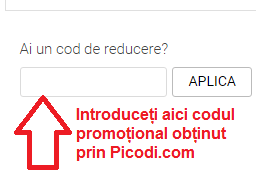 Activare voucher ProduseCosmetice.ro coș de cumpărături