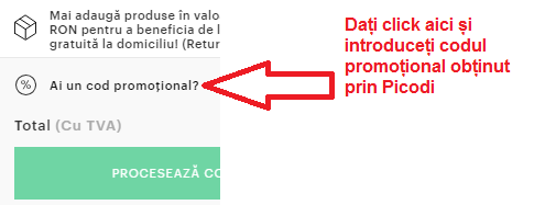 Activare voucher Pull&Bear coș de cumpărături