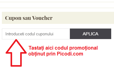 Activare voucher ScauneOnline.ro coș de cumpărături