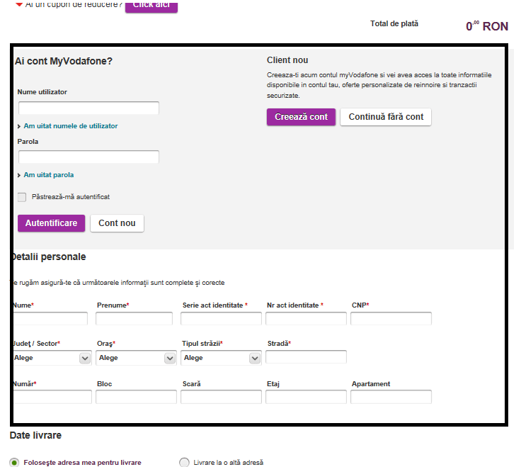 cum sa fi contactat vodafone-date-personale