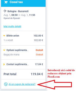 Bilete top avion vola