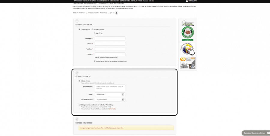 comanda vine la casa ta watchshop-date-livrare