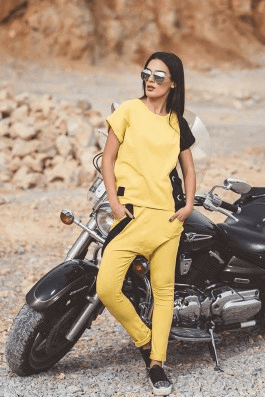 Set sport Zonia trening galben