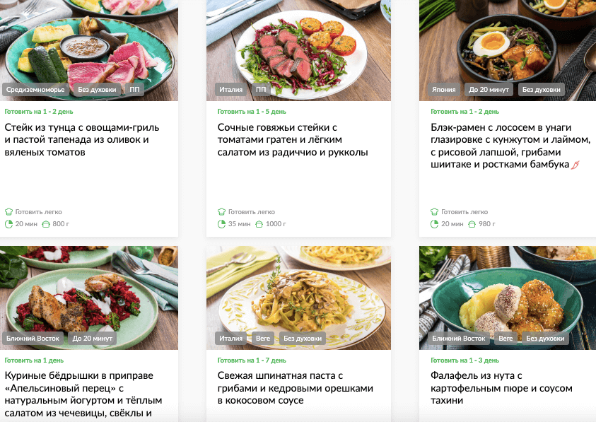 шефмаркет баланс меню