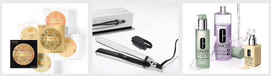 Ассортимент косметики Lookfantastic Lookfantastic ассортимент