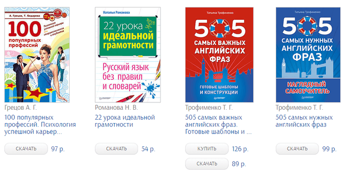 Питер — каталог