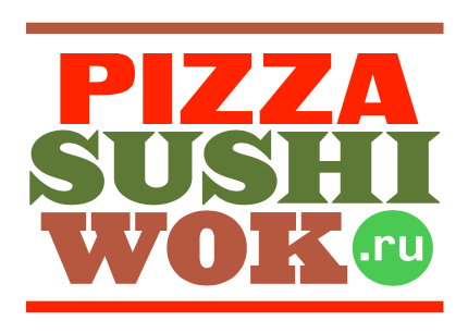 Пицца суши вок логотип Pizzasushiwok.ru logo