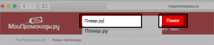 Поиск акций Плеер.ру Поиск акций Плеер.ру