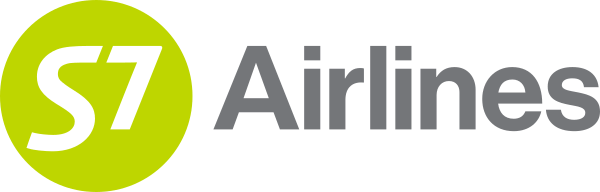 Логотип S7 Airlines на прозрачном фоне Логотип S7 Airlines на прозрачном фоне