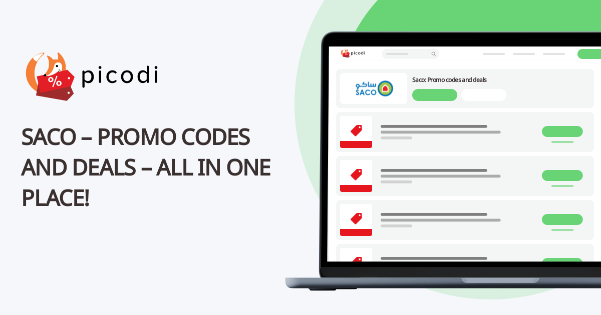 Saco Extention Code Saco promo codes KSA - Verified deals up to 50% off - July 2026