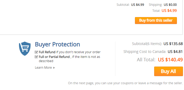 Köp från bara en säljare eller köp allt
