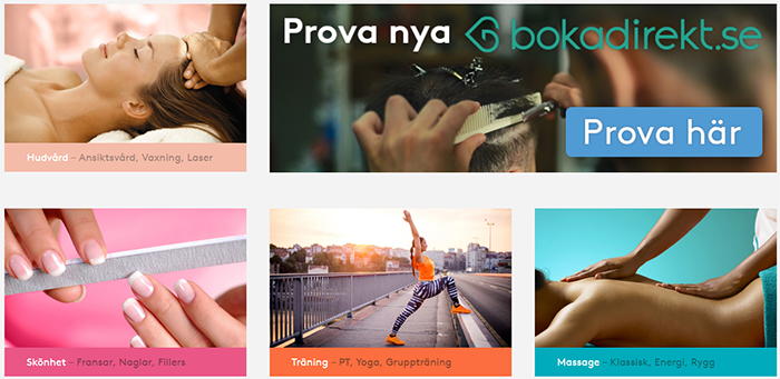 Bokadirekt erbjudanden