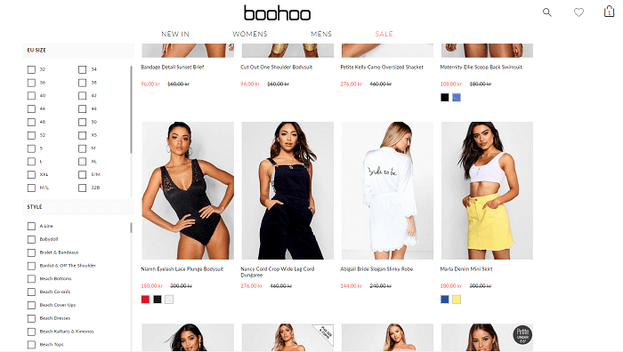 Kläder för alla storlekar