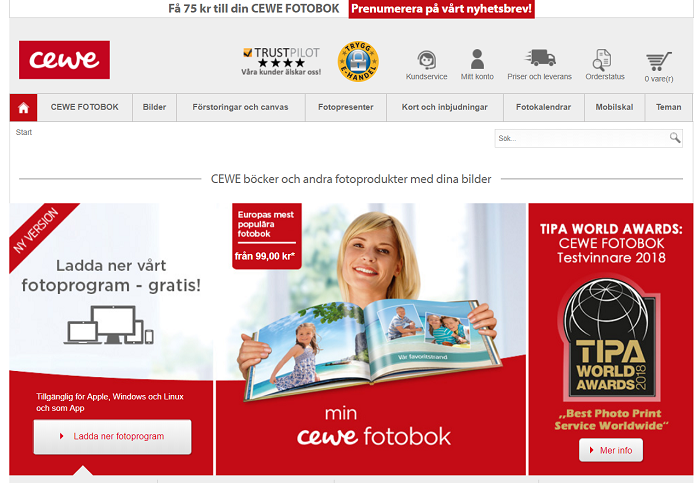 Stort urval på mallar för att designa så som du vill ha det