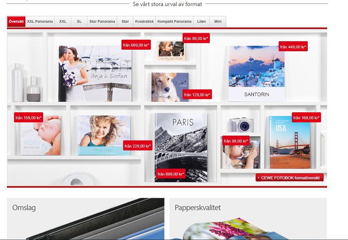 Se vårt Stora urval av format