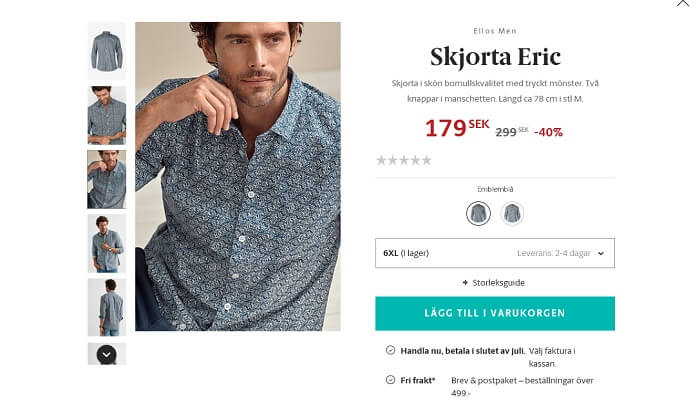 Plusstorlekar herr