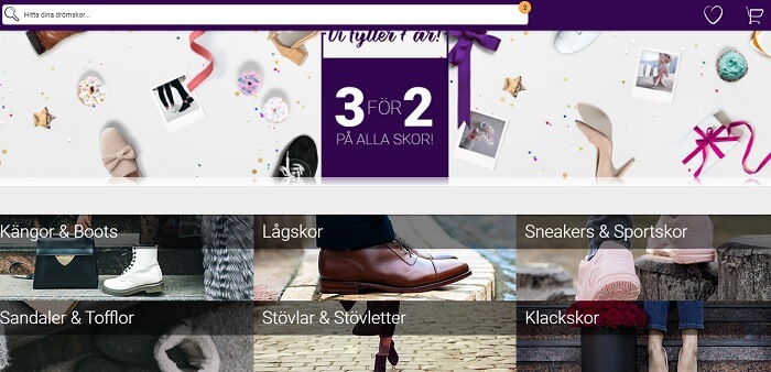 Bild på Footways hemsida