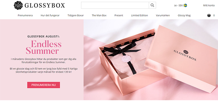 Glossybox hem
