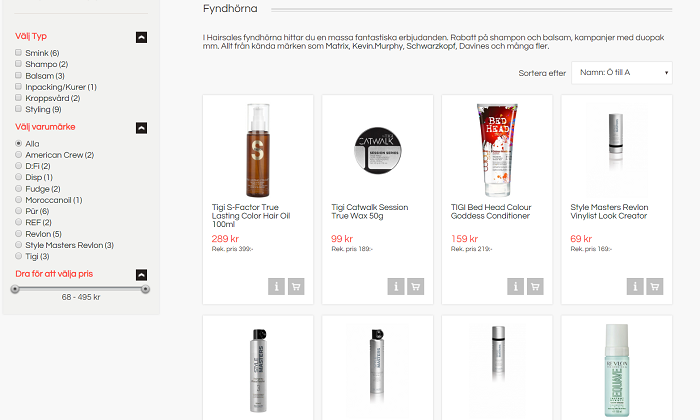 Kampanj och erbjudanden i Fyndhörnan!