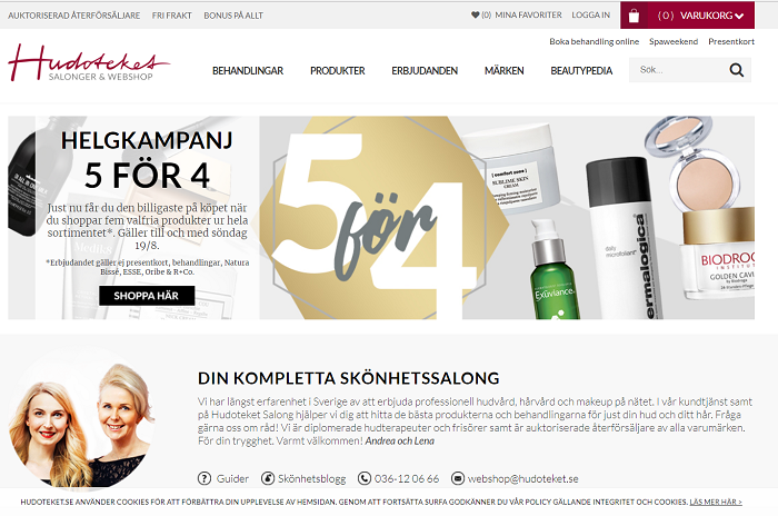 Hudoteket - Din kompletta skönhetssalong