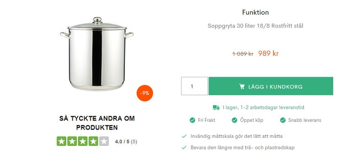 Bra priser